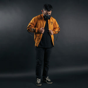 Orange Techwear Jacket