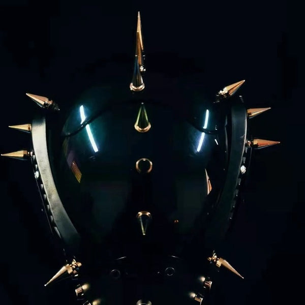 Goth Cyberpunk Helmet | CYBER TECHWEAR®