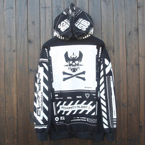 Graphic Techwear Coat