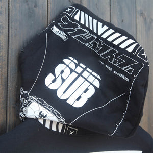 Graphic Techwear Coat