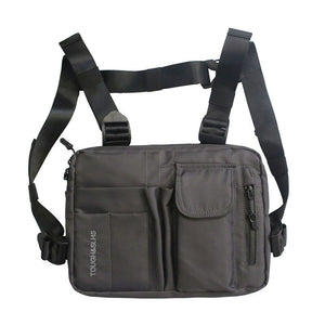 Grey Chest Bag Tactical