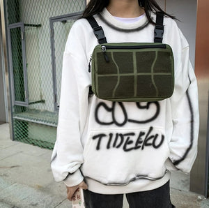 Green Chest Bag | CYBER TECHWEAR®