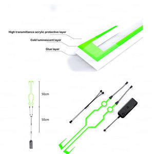 Green Cyberpunk Helmet Glow Lamp | CYBER TECHWEAR®