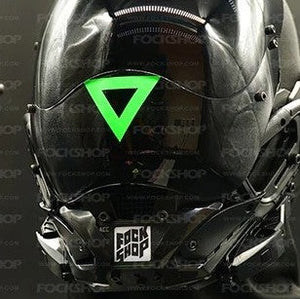 Green Cyberpunk Helmet Sticker | CYBER TECHWEAR®