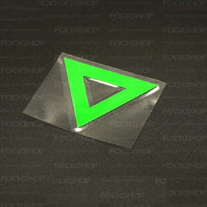 Green Cyberpunk Helmet Sticker | CYBER TECHWEAR®