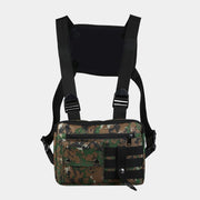 Bolso de pecho utilitario verde