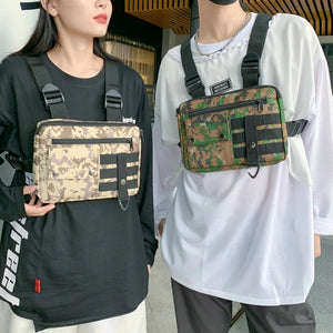 Green Utility Chest Bag | CYBER TECHWEAR®