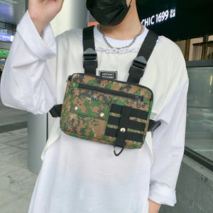 Green Utility Chest Bag | CYBER TECHWEAR®