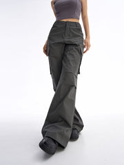 Pantalon techwear gris