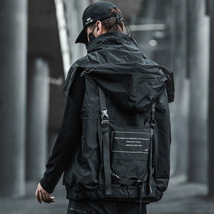 Hooded Techwear Vest  | CYBER TECHWEAR®