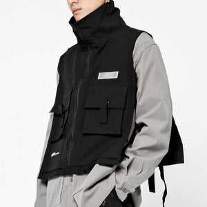 Zipper Techwear Vest | CYBER TECHWEAR®