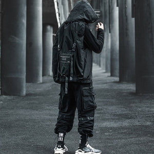Hooded Techwear Vest  | CYBER TECHWEAR®