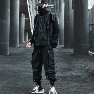 Hooded Techwear Vest  | CYBER TECHWEAR®