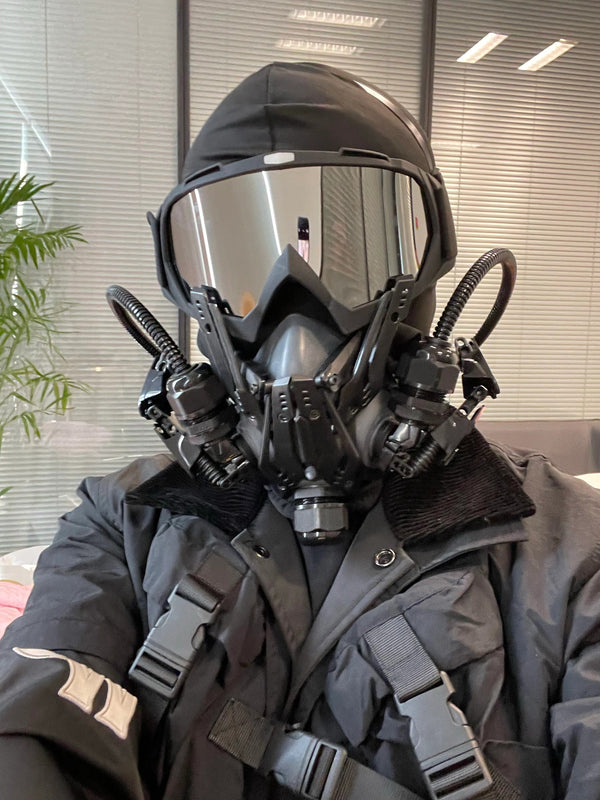 Half Cyberpunk Helmet | CYBER TECHWEAR®