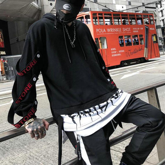 Harajuku Techwear Hoodie | CYBER TECHWEAR®