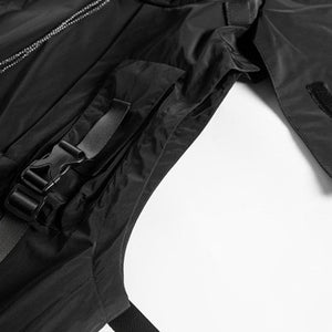 Hooded Techwear Vest  | CYBER TECHWEAR®