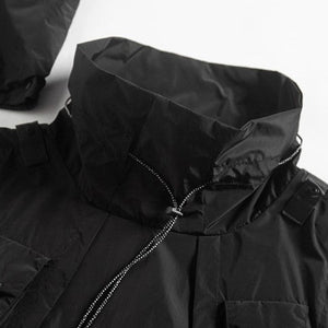 Hooded Techwear Vest  | CYBER TECHWEAR®