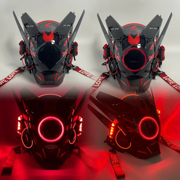 Helmet Cyberpunk Futuristic  | CYBER TECHWEAR®
