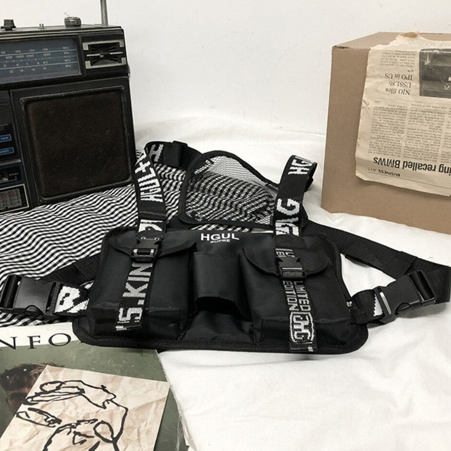 Handbag Head Rapper Hip Hop Chest Bag | CYBER TECHWEARยฎ