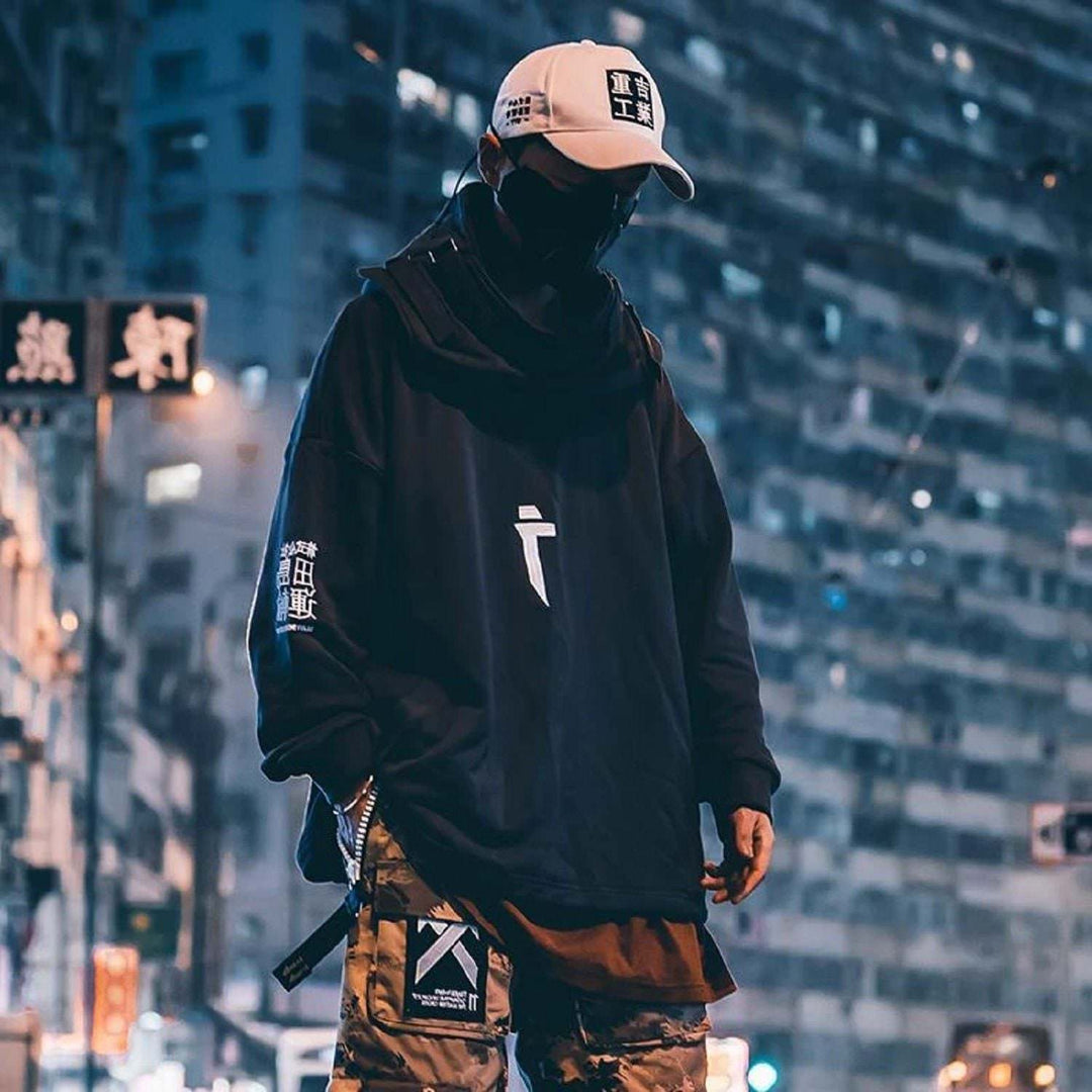 Japanese Techwear Hoodie | CYBER TECHWEAR®