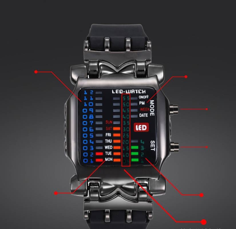 Go Techa Led Watch LED Cyberpunk Watch | CYBER TECHWEAR®