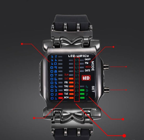 LED Cyberpunk Watch | CYBER TECHWEAR®