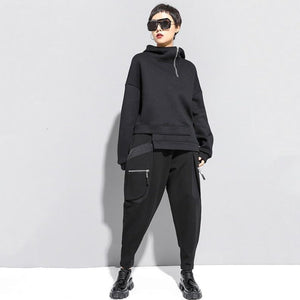 ASYMMETRICAL TECHWEAR HOODIE