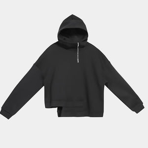 ASYMMETRICAL TECHWEAR HOODIE