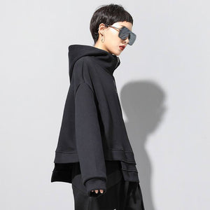 ASYMMETRICAL TECHWEAR HOODIE