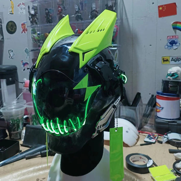 Monster Cyberpunk Helmet | CYBER TECHWEAR®