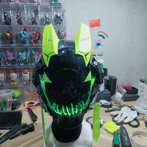 Monster Cyberpunk Helmet | CYBER TECHWEAR®