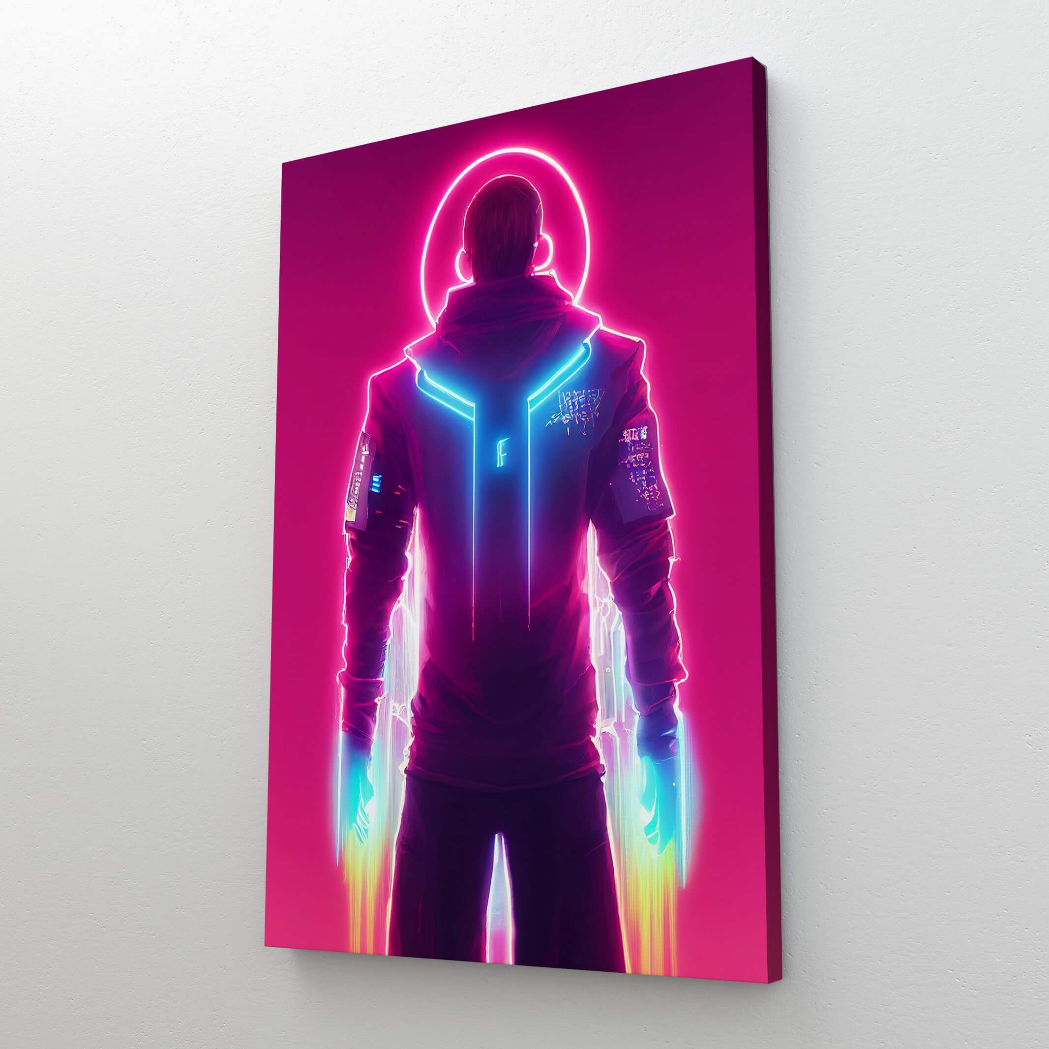 Cyberpunk Neon All Over Print Hoodie