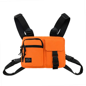 Orange Tactical Chest Bag | CYBER TECHWEAR®