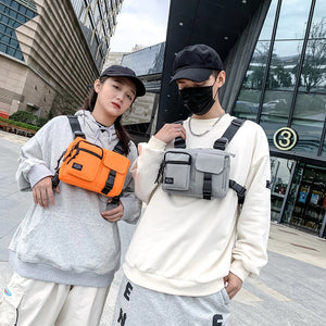 Orange Tactical Chest Bag | CYBER TECHWEAR®