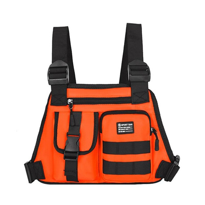 Orange Tactical Chest Bag