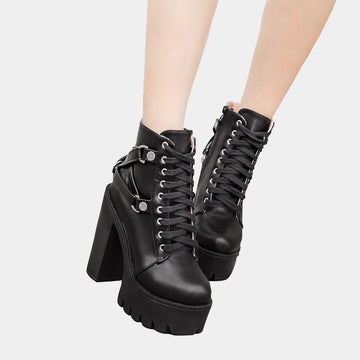 Platform Punk Boots | TECHWEAR WOMEN® – CYBER TECHWEAR