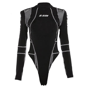 Patchwork Techwear Bodysuit | CYBER TECHWEAR®