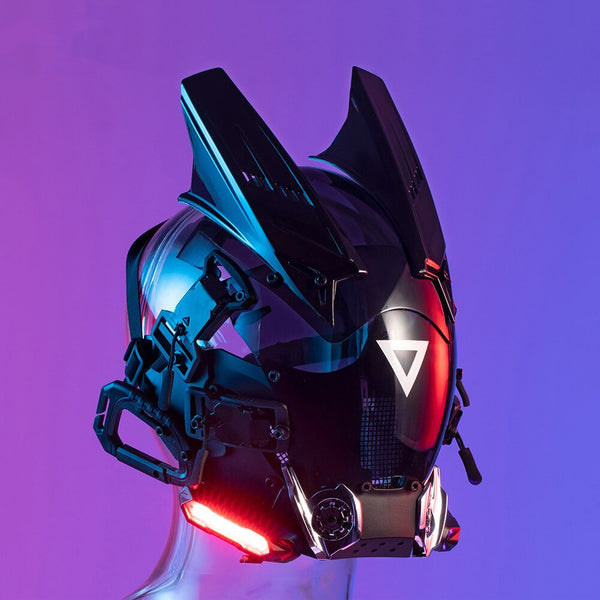 Police Cyberpunk Helmet | CYBER TECHWEAR®