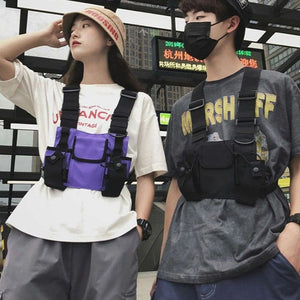 Purple Chest Bag | CYBER TECHWEAR®