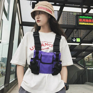 Purple Chest Bag | CYBER TECHWEAR®