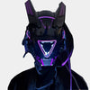 Purple Cyberpunk Futuristic Helmet