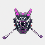 Casque Cyberpunk violet