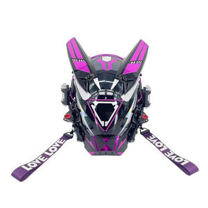 Purple Cyberpunk Helmet | CYBER TECHWEAR®