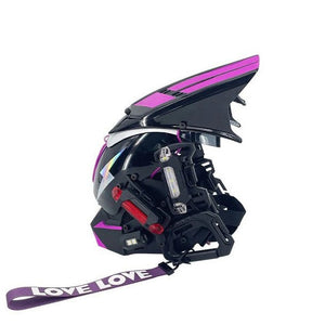 Purple Cyberpunk Helmet | CYBER TECHWEAR®