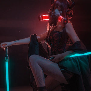 Red Cyberpunk Gas Mask | CYBER TECHWEAR®