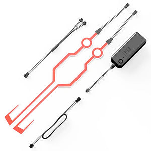 Red Cyberpunk Helmet Glow Lamp | CYBER TECHWEAR®