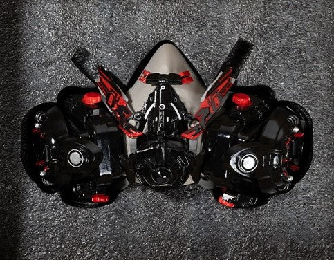 Red Cyberpunk Mask | CYBER TECHWEAR®
