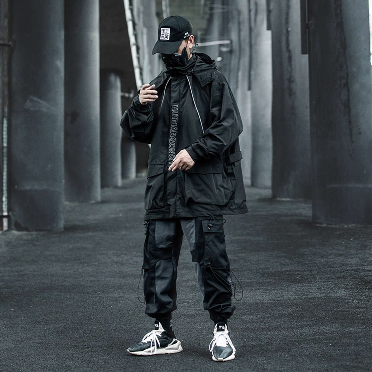 Reflective Techwear Jacket | CYBER TECHWEAR®