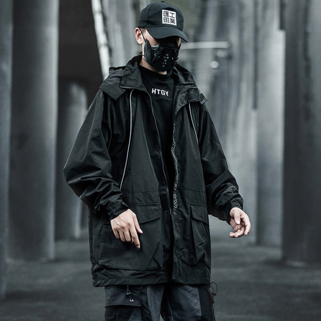 Reflective Techwear Jacket | CYBER TECHWEAR®