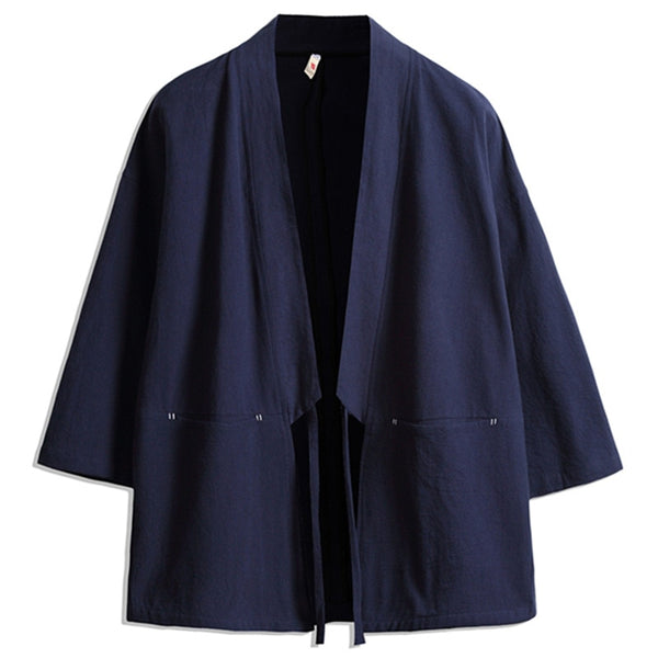 Winter kimono blue